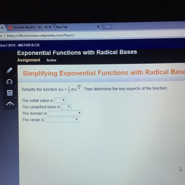 Simplify the function. Than determine the key aspects of the function-example-1