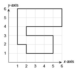 Use the quadrant system to find the area of the polygon. A. 15 square units B. 16 square-example-1