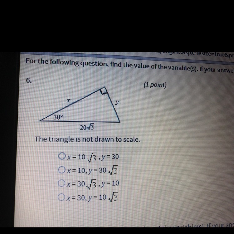 Find the value of the variables. If your answer is an integer, leave it in simplest-example-1