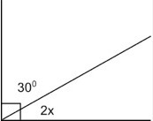 What is the value of x? 10 15 30 45-example-1