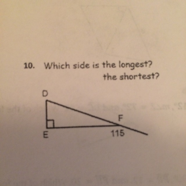 Which side is the longest ? The shortest?-example-1