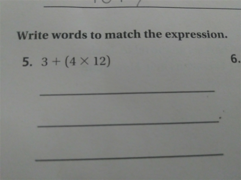 Pls help i dont know what it means by write words to match the expression-example-1