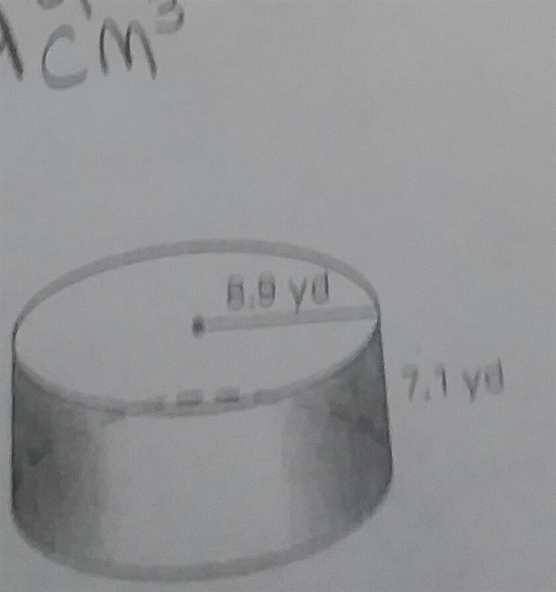 Find the volume of the prism and cylinder round to the nearest whole number-example-1