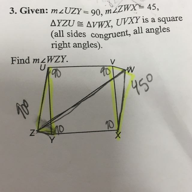 What is the measure of angle WZY?-example-1