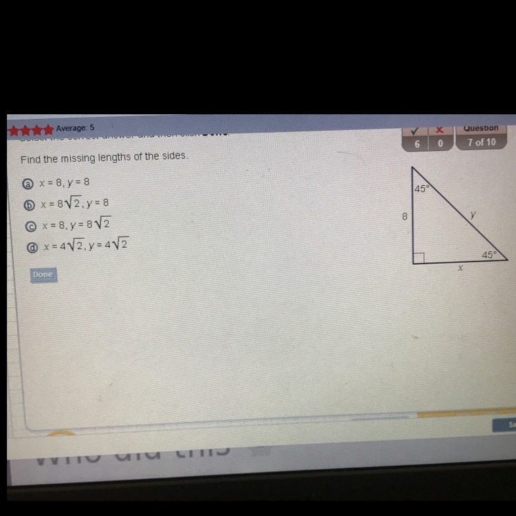 Find the missing lengths of the sides.-example-1