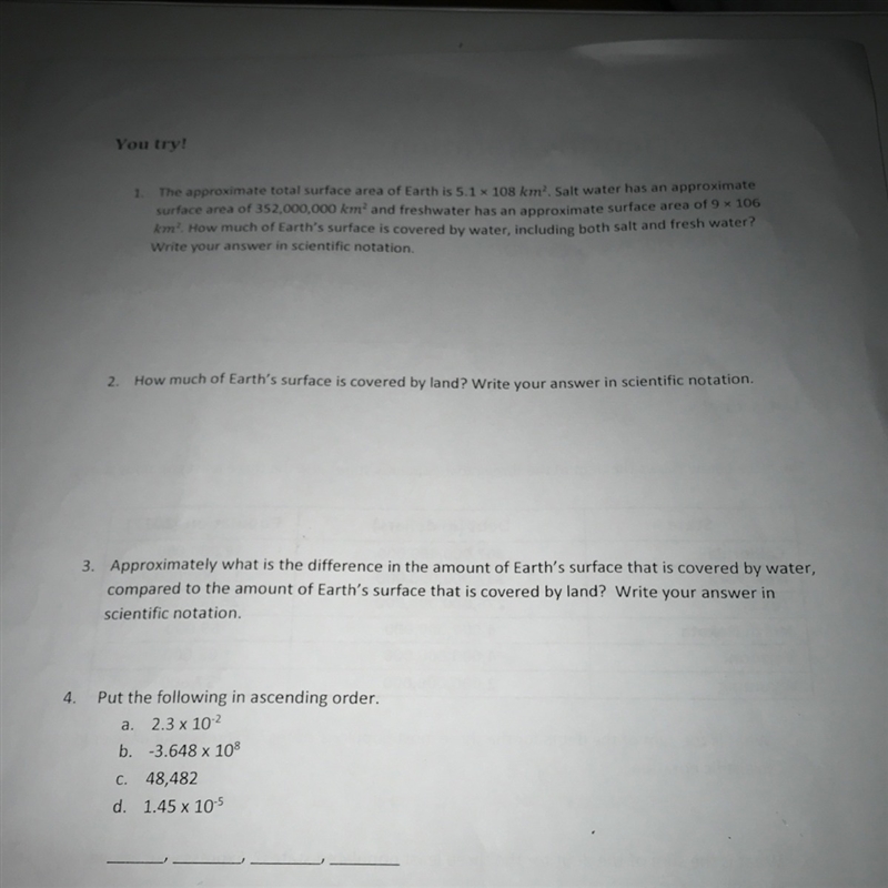 i need help on these questions i tried a lot of things of a sheet of notebook paper-example-1