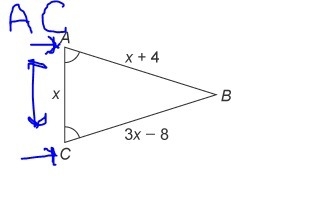 What is the length of AC ? Enter your answer in the box. =units-example-1