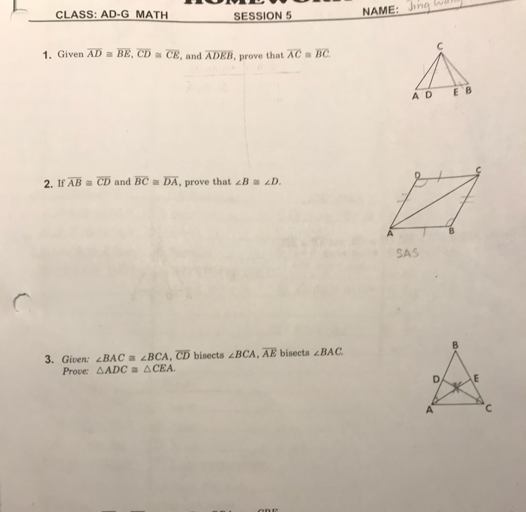 How is this geometry proof done for question 1?-example-1