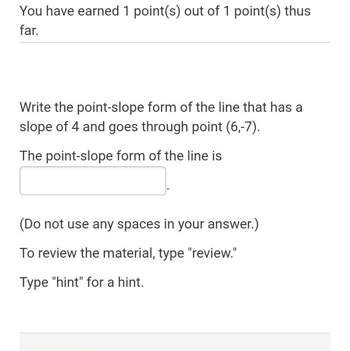 The point slope form of the line is-example-1