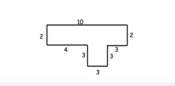 Find the area of the irregular shape-example-1