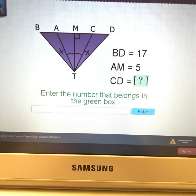 Enter the number that belongs in the green box.-example-1