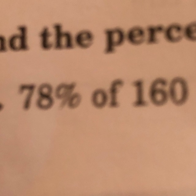 How to you find the percent of a number use the problem in the picture as an example-example-1