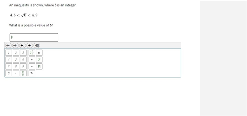 Please help very urgent 4.5< √b <4.9 What is the possible value of b-example-1
