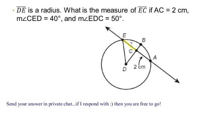 Whats the measure of ec ?-example-1