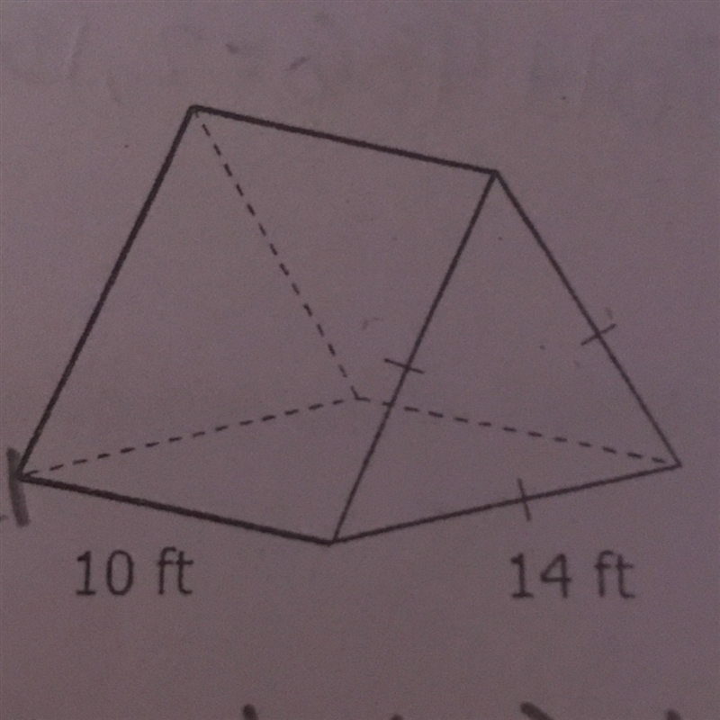 Find the surface area of the figure below.-example-1