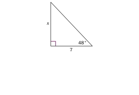 Find the value of x to the nearest tenth-example-1