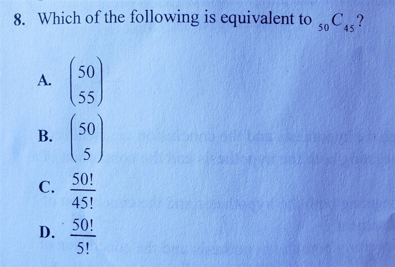 This is for permutations and combinations, what is the answer?-example-1