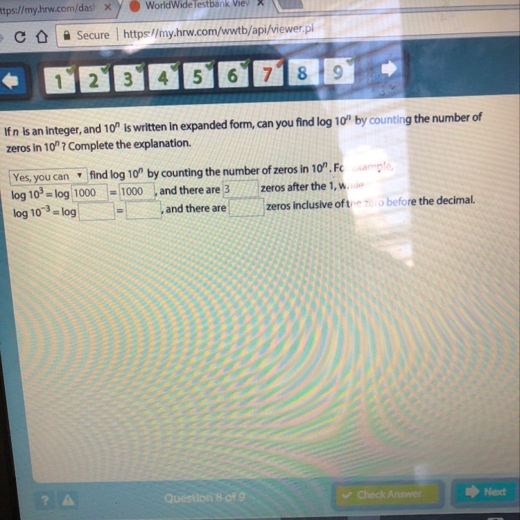 If n is an integer and can be written in expanded form....-example-1