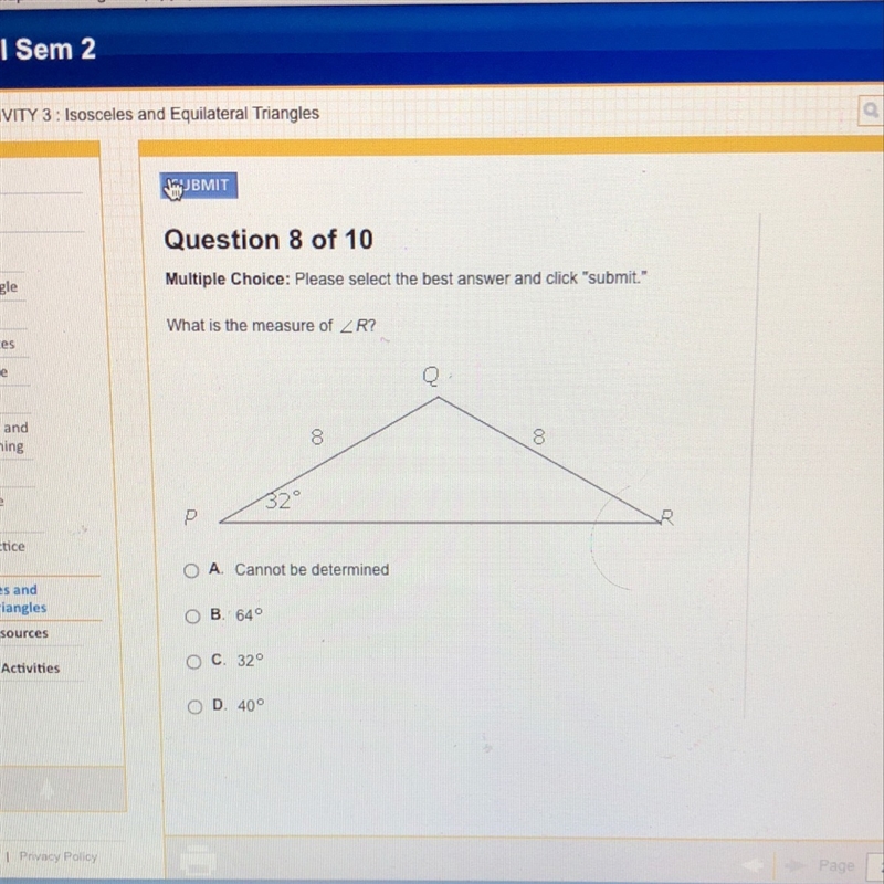 What is the measure of R?-example-1