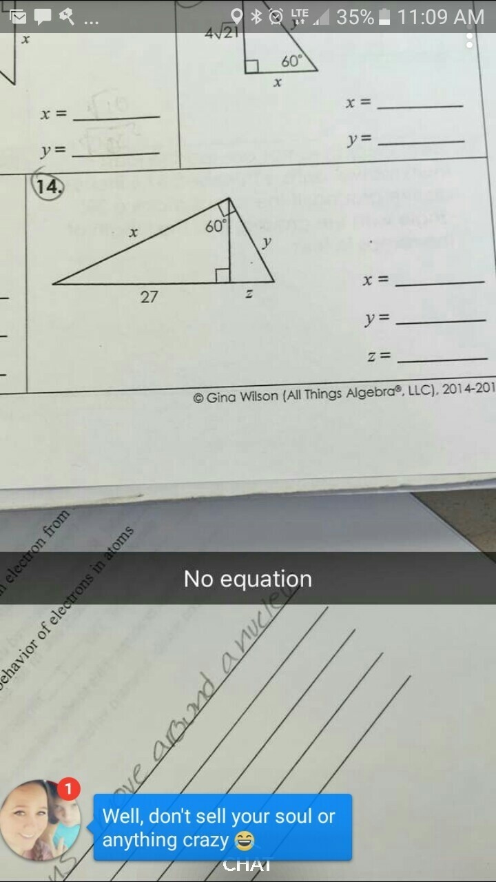 How do you get an equation to solve for all 3 sides of a triangle?-example-1