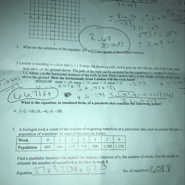 What is the answer to number 4-example-1