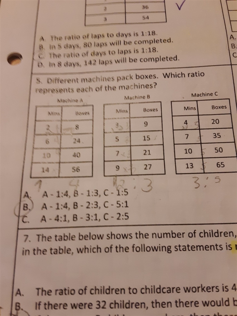 Ratios 6th grade math #5-example-1