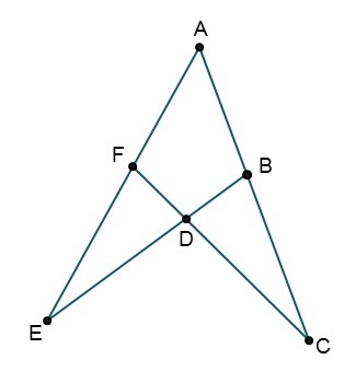 AC ≅ AE; ∠ACD ≅ ∠AED AC ≅ AE; ∠ACD ≅ ∠AED Which relationships within the diagram are-example-1