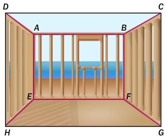 Using the diagram, name a segment parallel to EH. A. CD B. AD C. GH D. BF-example-1