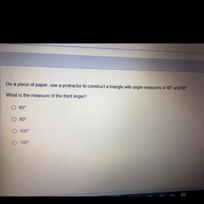 What is the measure of the third angle?-example-1