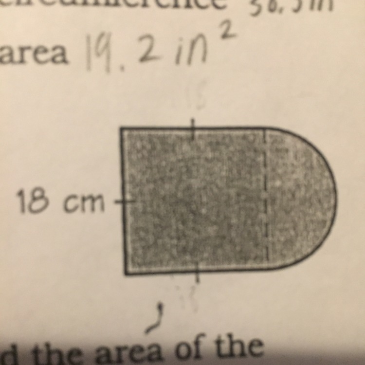 Find the perimeter of the figure at the right.-example-1