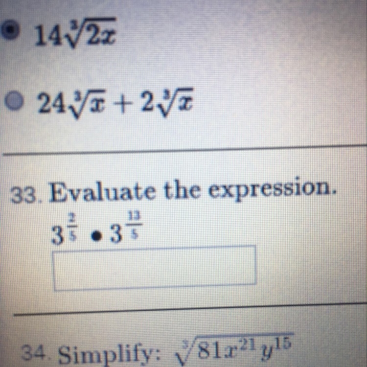 Evaluate the expression-example-1