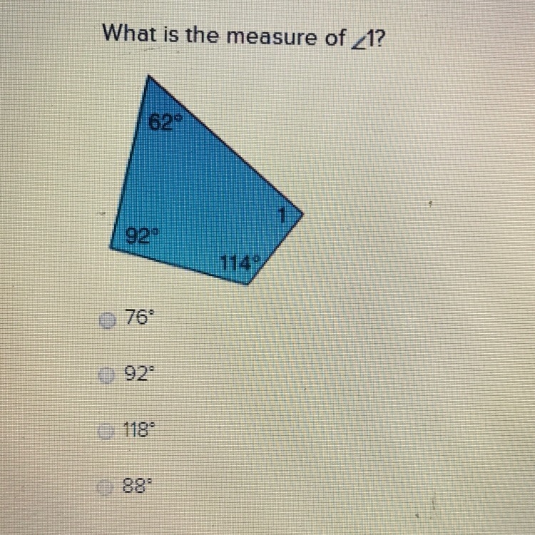 What is the measure of 1-example-1