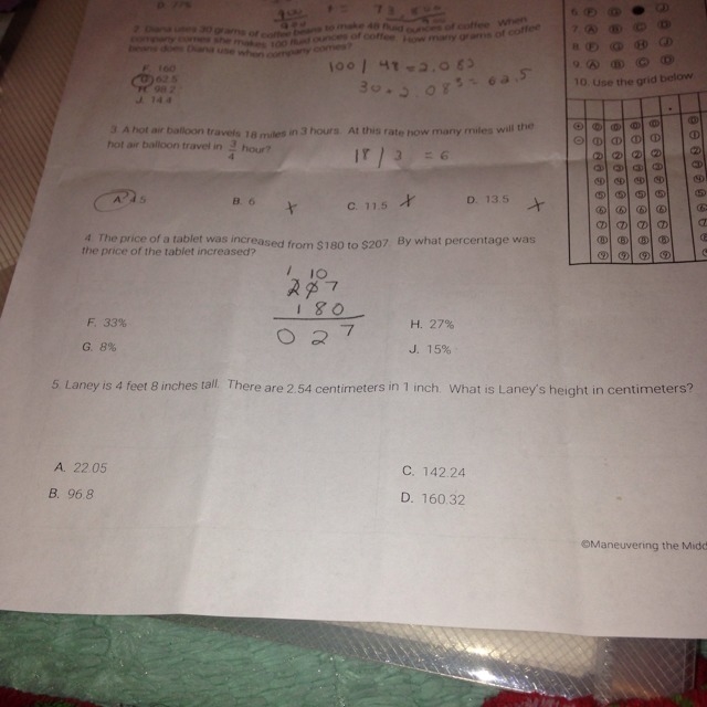 How do you solve number five?-example-1