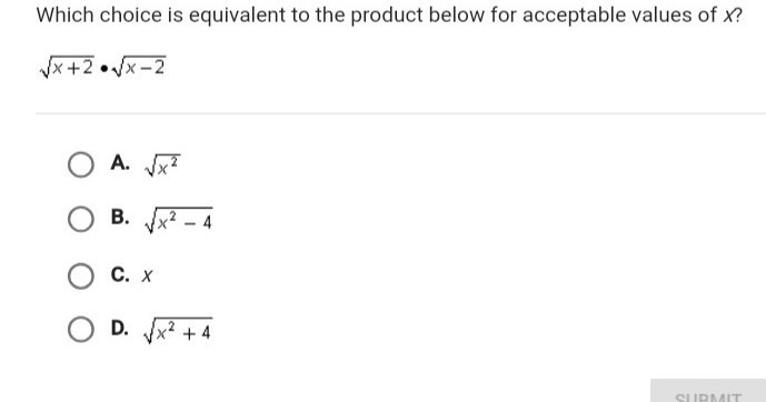 Which choice is equivalent to the product below for acceptable values of x-example-1