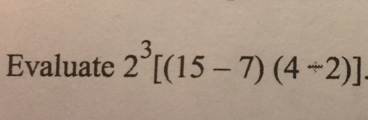 Evaluate this. SHOW FULL WORK!!!-example-1