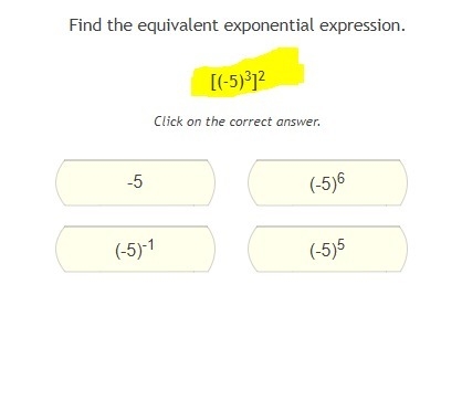 Find the equivalent exponential expression-example-1