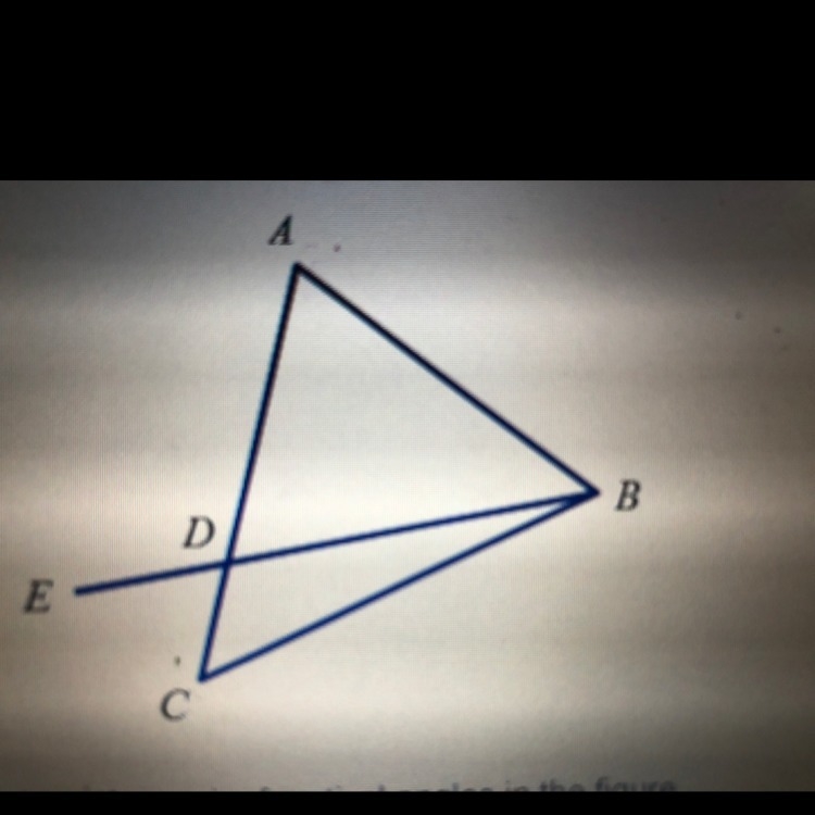 Identify a pair of vertical angles in the figure. A) B) C) D)-example-1