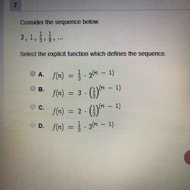 Need help! Consider the sequence below-example-1