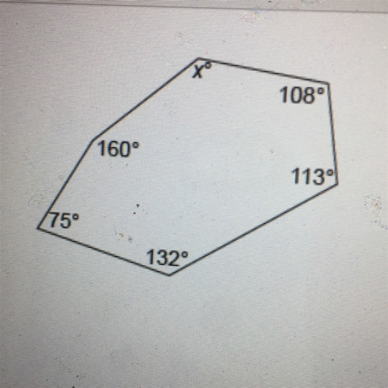 Solve for x. x = __°-example-1