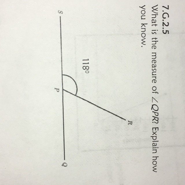 What is the measure of QPR? Explain how you know.-example-1