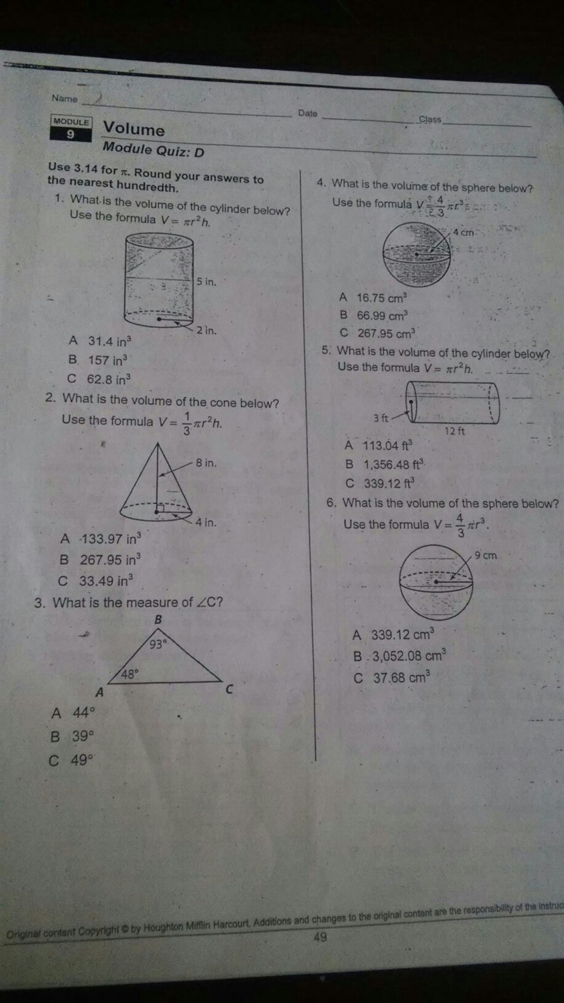 Please answer asap 1 thru 6 please-example-1