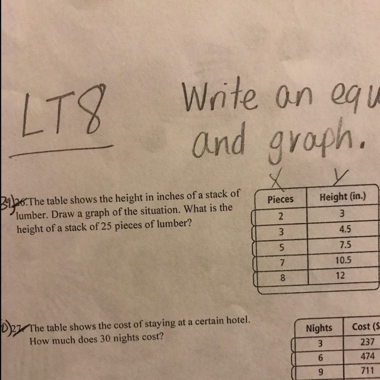 Which is the X value and which is the Y value-example-1