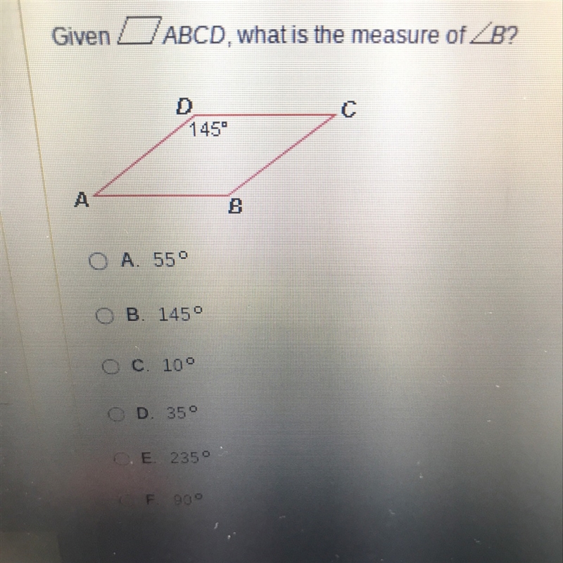 Given abcd what is the measure of-example-1