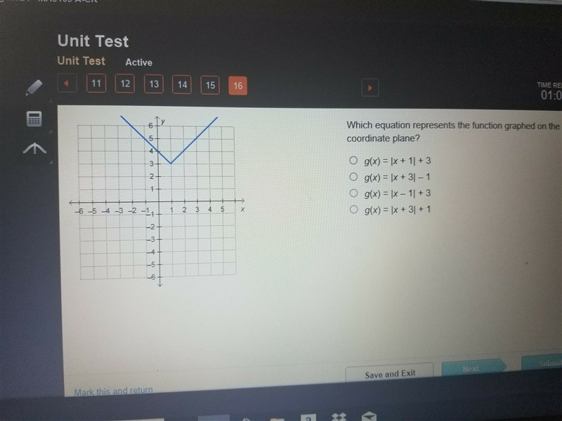 16 points PLZ HELP which equation represents the function graphed on the coordinate-example-1