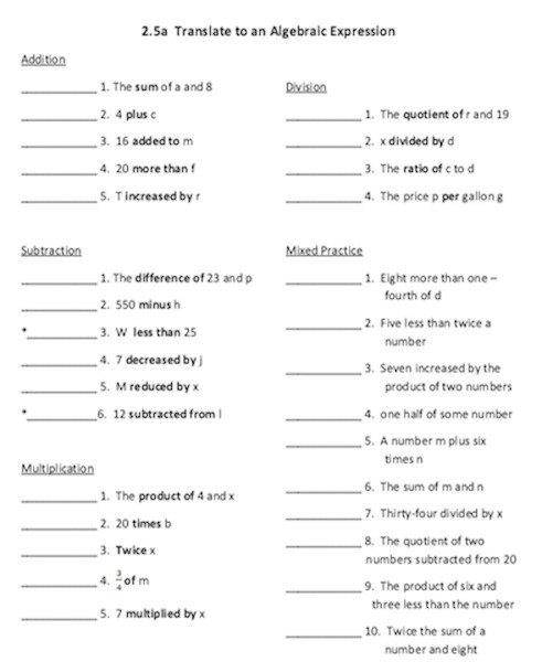 Please answer these Algebraic Expression questions so I can check my work-example-1