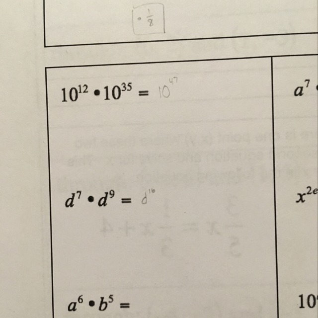 You're supposed to simplify these, but for the last one, isn't it simplified enough-example-1