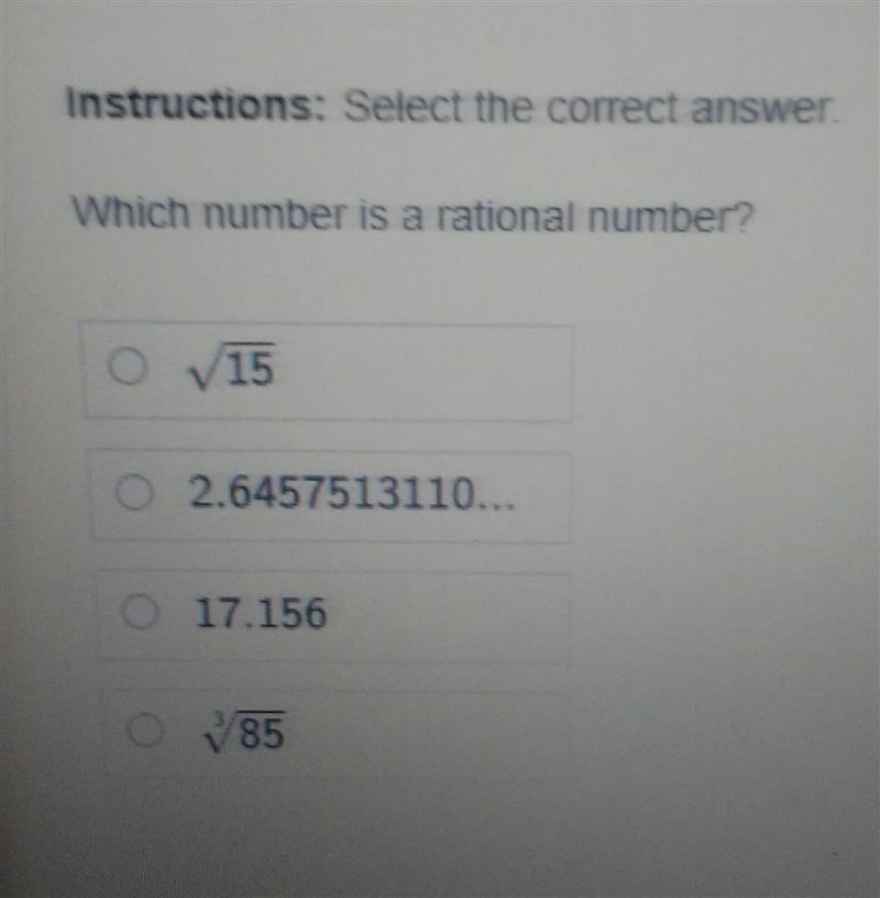 Which number is a rational number?-example-1