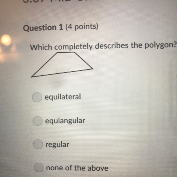 Which completely describes the polygon?-example-1