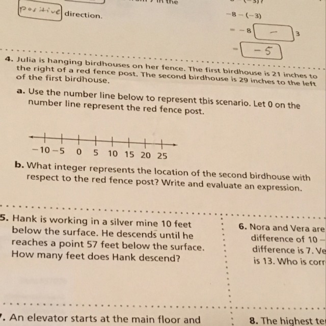 Integers- Question 4 a-b-example-1