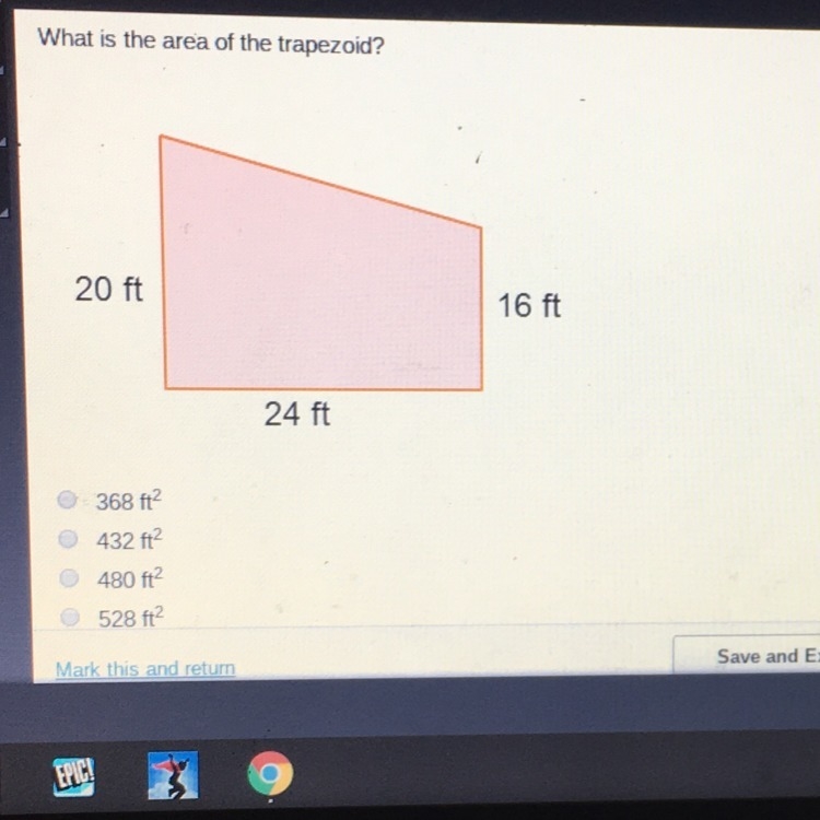 What’s the area of the triangle??-example-1